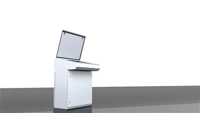 Pulpit kontrolny PP z otwartymi drzwiami